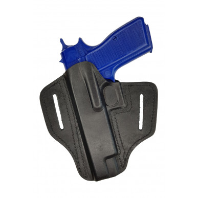 Rychloupínací pouzdro pro FN Browning HP High Power – kožené OWB pouzdro