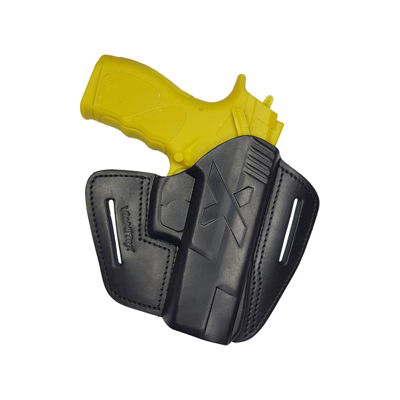 U22 Leather Holster for Taurus TH9 Quick Draw Holster Black VlaMiTex