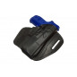 U22 Funda de Cuero para Sig Sauer P229 Funda de Desenfunde Rápido Negra VlaMiTex