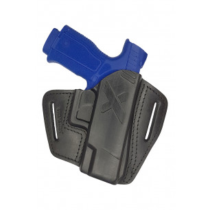 U16 真皮槍套 適用 Steyr M-A2 黑色 VlaMiTex – 正面