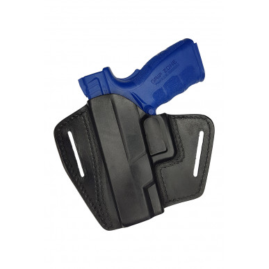 Rychloupínací pouzdro pro Springfield XD IPSC / BDMP – kožené OWB