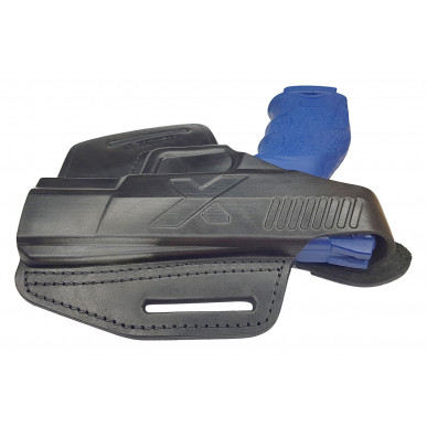 Leder Holster für Heckler & Koch VP40 OWB – Rechtshänder mit Druckknopf