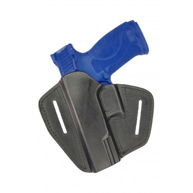 U9 Leather Holster for Smith & Wesson MP40 Quick Draw Holster Black VlaMiTex