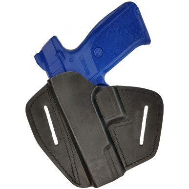 Ruger 시큐리티 9용 속사 권총집 – 가죽 OWB 홀스터