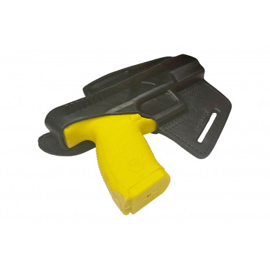 Leder Holster für CZ P10 Compact OWB – Rechtshänder mit Druckknopf