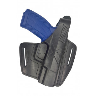 Leder Holster für Caracal OWB – Rechtshänder mit Druckknopf