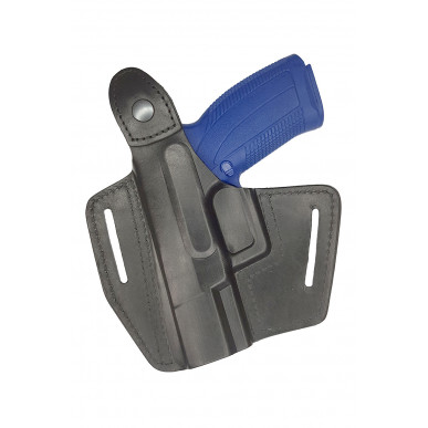 Leder Holster für Caracal OWB – Rechtshänder mit Druckknopf