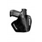 UXLi Leather Holster for Reck Miami 92 F for Left-Handers Black VlaMiTex