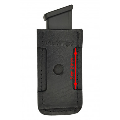 IWB Magazine Pouch Leather for Double Magazines 9mm .40 – Concealed Carry