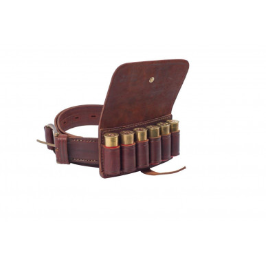 Caliber 16 Cartridge Case – Compact Genuine Leather Case in Brown
