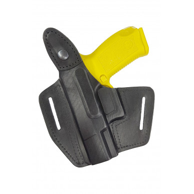 Leather Holster for Canik TP9 OWB – Right-Handed with Snap Button