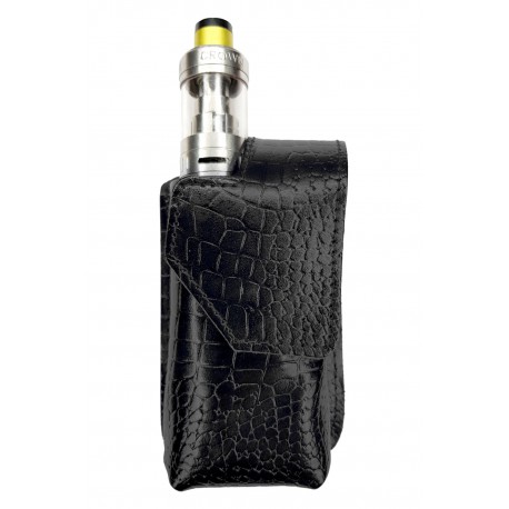 i3k Electronic Cigarette Leather Case for Wismec Sinuous P228 / Eleaf ikonn 220 Black, Crocodile Pattern