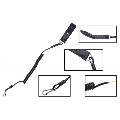 Lanyard with Polyaramid Fibers – Stretchable, Extremely Tear-Resistant & Weatherproof