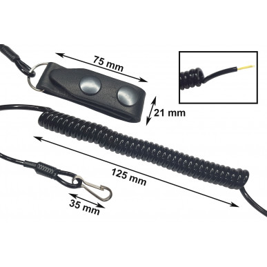 Lanyard with Polyaramid Fibers – Stretchable, Extremely Tear-Resistant & Weatherproof