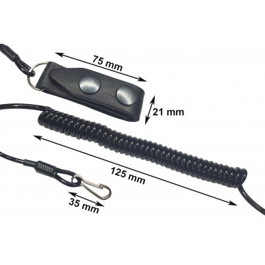 Lanyard with Polyaramid Fibers – Stretchable, Extremely Tear-Resistant & Weatherproof