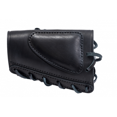 Shaft Cartridge Case .223 Rem Black – Genuine Leather Case for 5 Rifle Cartridges