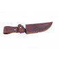 J34 Leather Knife Sheath for Blade 40 x 190 mm VlaMiTex