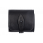 Estuche para cartuchos de cuero genuino .308 Win cal negro VlaMiTex