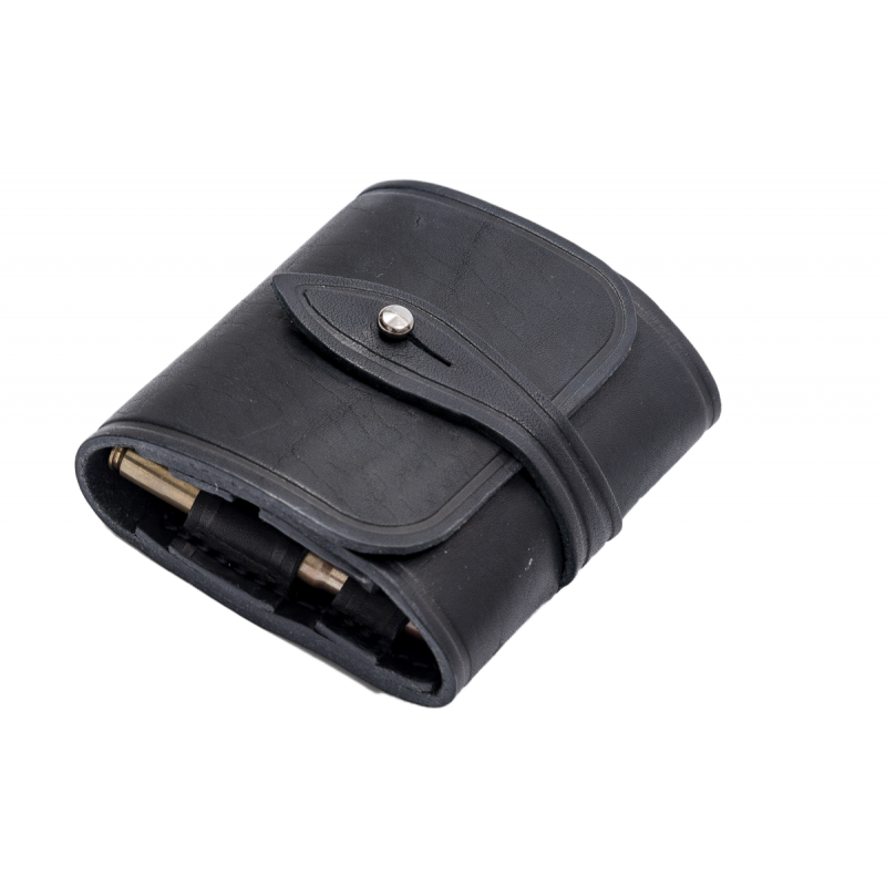J29 Estuche para Cartuchos de Cuero Auténtico .223 REM color negro VlaMiTex J29 Estuche para Cartuchos de Cuero Auténtico .223 REM color negro VlaMiTex
