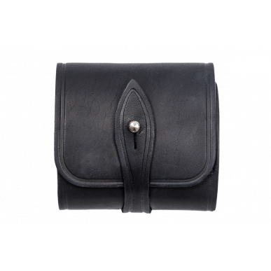 Patruunapidike .223 Rem Musta – Nahkavyöpidike 5 patruunalle