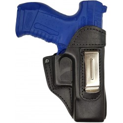 IWB 3 Leather Holster for Walther P99 black VlaMiTex