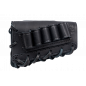 J24 Stock Cartridge Pouch Genuine Leather 12 Gauge Black VlaMiTex