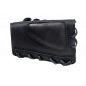 J24 Stock Cartridge Pouch Genuine Leather 12 Gauge Black VlaMiTex