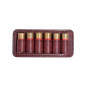 J12 Cartridge Holder Genuine Leather Brown Cognac 20 Gauge Caliber Cal VlaMiTex