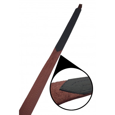 Rifle Sling Brown Genuine Leather – Adjustable Carrying Strap for Hunting Rifles