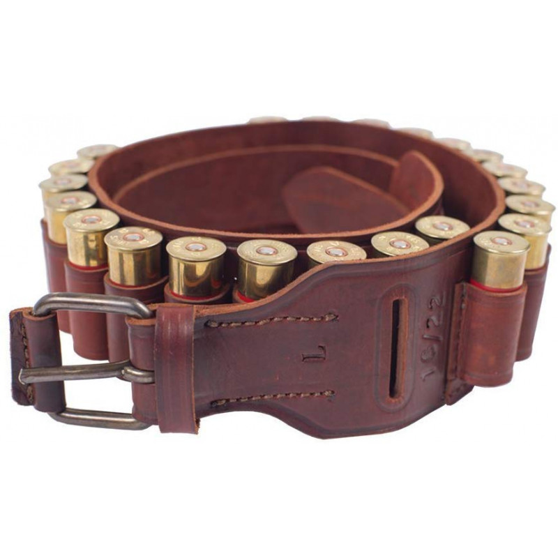 J7 Cartridge Belt Genuine Leather Brown 12 Gauge Shotgun Shell Belt VlaMiTex J7 Cartridge Belt Genuine Leather Brown 12 Gauge Shotgun Shell Belt VlaMiTex