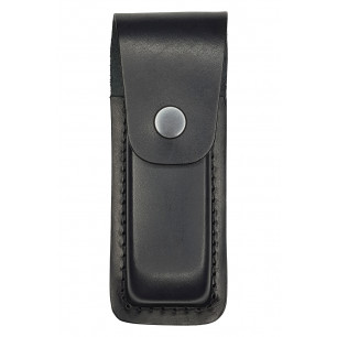 Leather Folding Knife Holster – Fits 12.5 × 3.5 × 2.2 cm – Belt Attachment