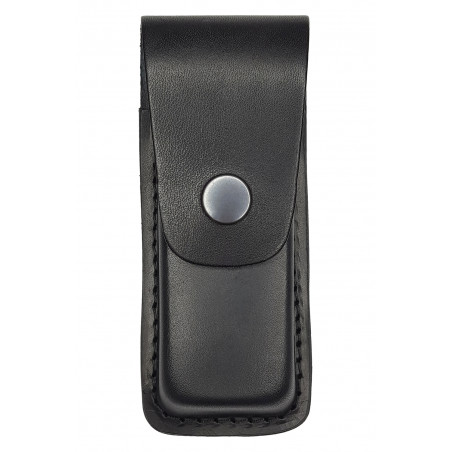 Nahkainen taittoveitsikotelo – Sopii 10,5 × 3,5 × 1,5 cm – Vyökiinnitys