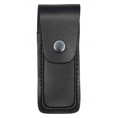 Funda de cuero para navaja plegable – Compatible con 18,5 × 3,5 × 2,2 cm – Fijación al cinturón