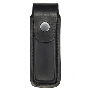 Nahkainen taittoveitsikotelo – Sopii 11 × 3 × 1,5 cm – Vyökiinnitys