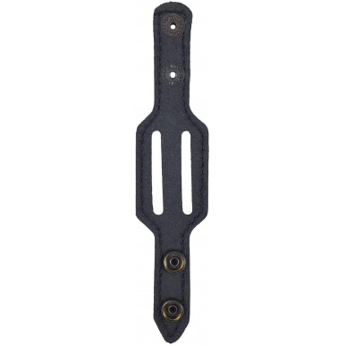 3 x Aitoa nahkaa vyönpidike 5 cm vyölle – Musta & kestävä