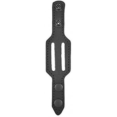 M14 3 x држач каиша права кожа црна за 4 цм VlaMiTex