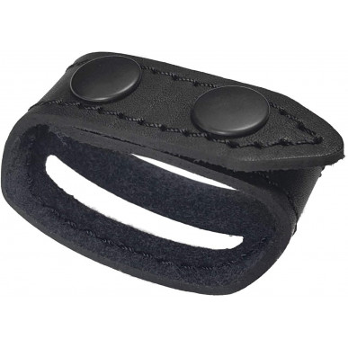 3 x Aitoa nahkaa vyönpidike 4 cm vyölle – Musta & toimiva