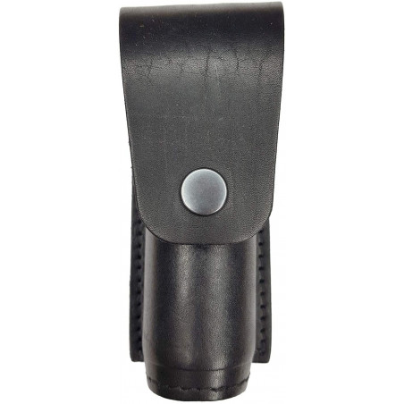 Funda de Cuero Auténtico para Aerosol de Pimienta M10, Compatible con Stopnow / KO Spray 007 / Ko FOG / Columbia VlaMiTex