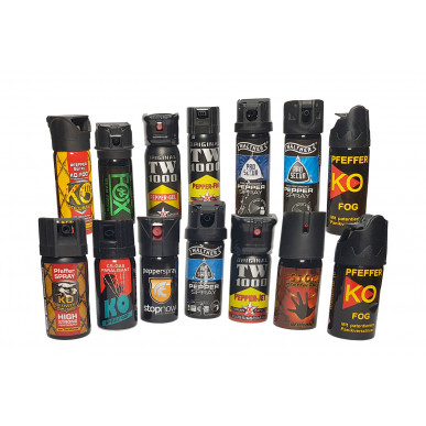 Custodia in pelle per spray al peperoncino – adatta fino a Ø 3,8 cm / Altezza 12,5 cm