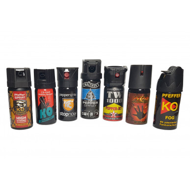 M9 Pepper Spray Holster 1 Pouch Genuine Leather Fits Walther / TW1000 / KO VlaMiTex
