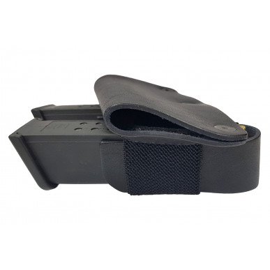 Double Leather Magazine Holder Left-Handed – Double Pouch for 2 Magazines IPSC