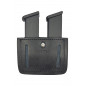 M4 Leather Magazine Holder Black Double-Stack Magazines VlaMiTex M4 Leather Magazine Holder Black Double-Stack Magazines VlaMiTex