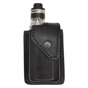Funda de cuero para Aspire Feedlink – Estuche de cuero genuino con botón de presión