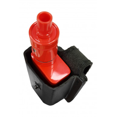 Leather Belt Pouch for eVic-VTC Mini + Cubis Pro – Genuine Leather Holster with Snap Button
