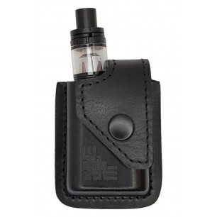 i1 腰帶袋 適用 SMOK Qbox Kit 50w 真皮 黑色 VlaMiTex – 正面