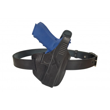 Weapon Belt 40 mm Wide – Triple-Layer Leather Belt with Reinforcement