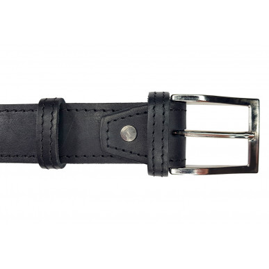 Weapon Belt 40 mm Wide – Triple-Layer Leather Belt with Reinforcement