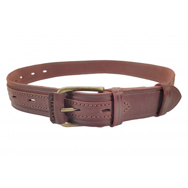 G6 Hunting Belt 1 Prong Leather Brown (Reinforced)