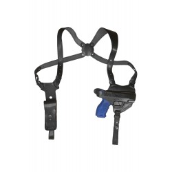 S5 Leder Schulterholster für HK SFP9 VP9 schwarz VlaMiTex