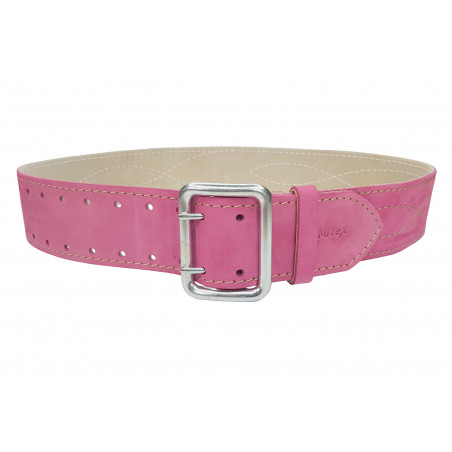 G2 Cinto reforçado 5cm Couro ROSA